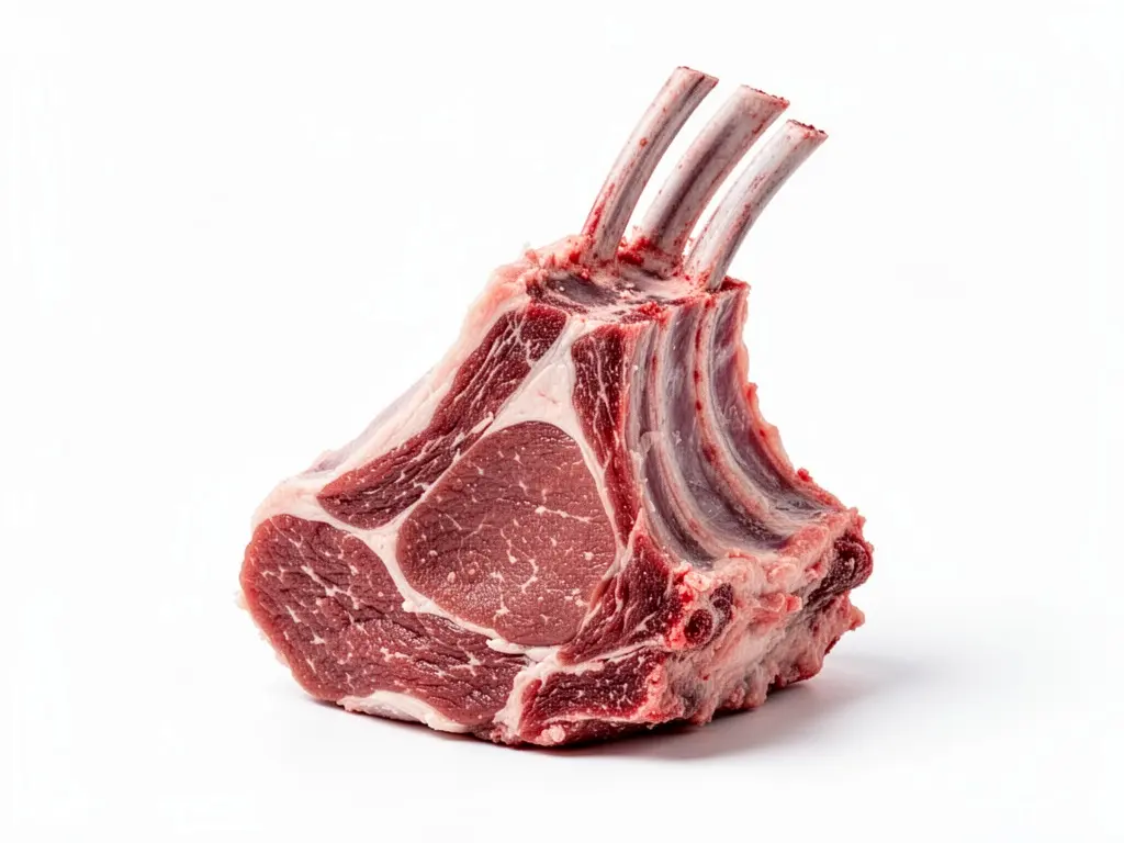 côte d'agneau salée et séchée