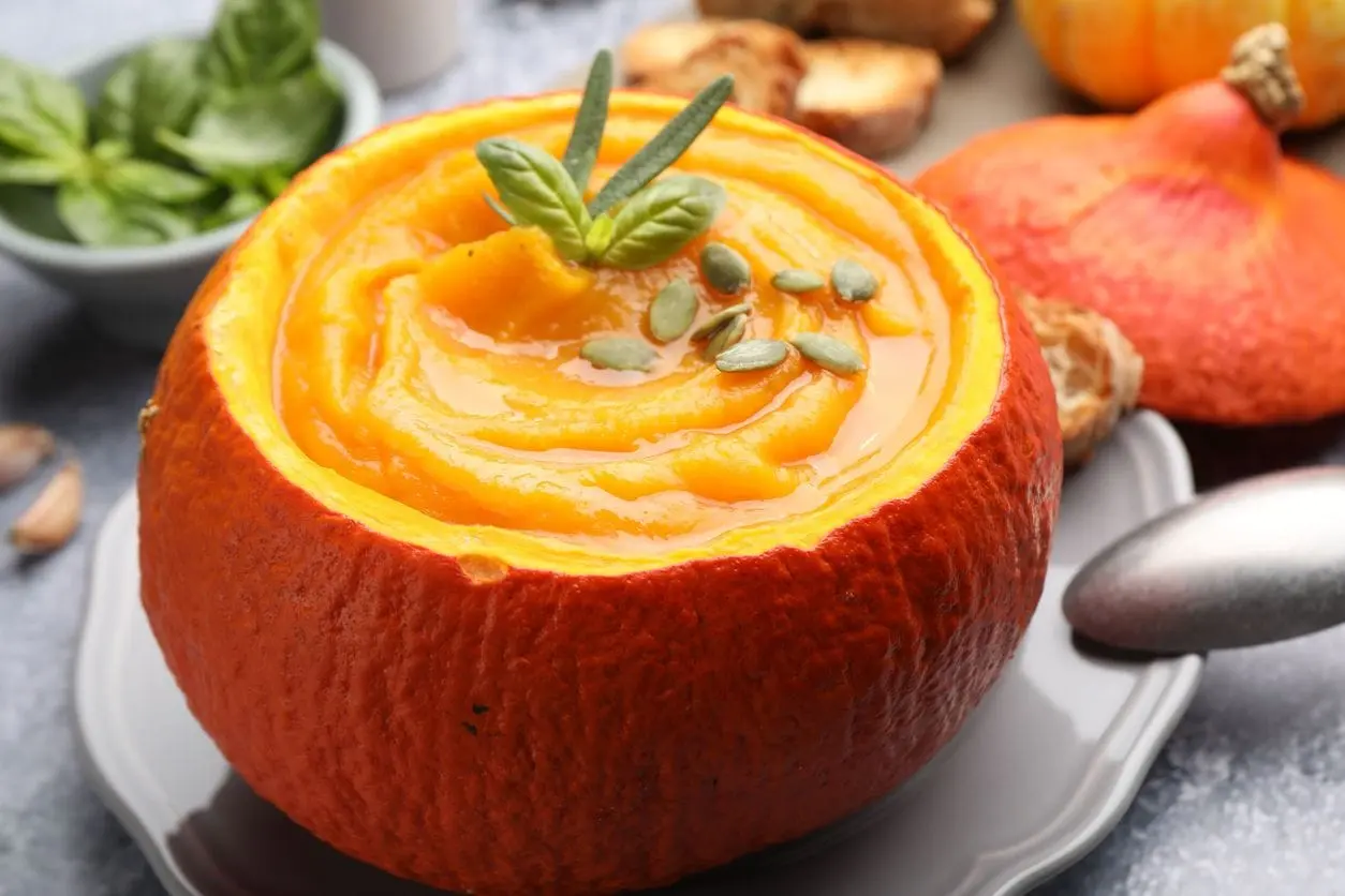 Soupe de potiron spéciale Halloween