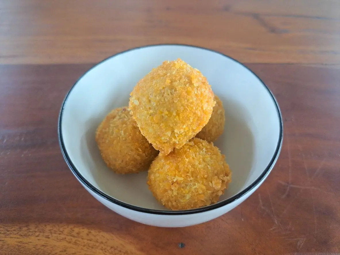 Purée de pommes de terre en croquettes