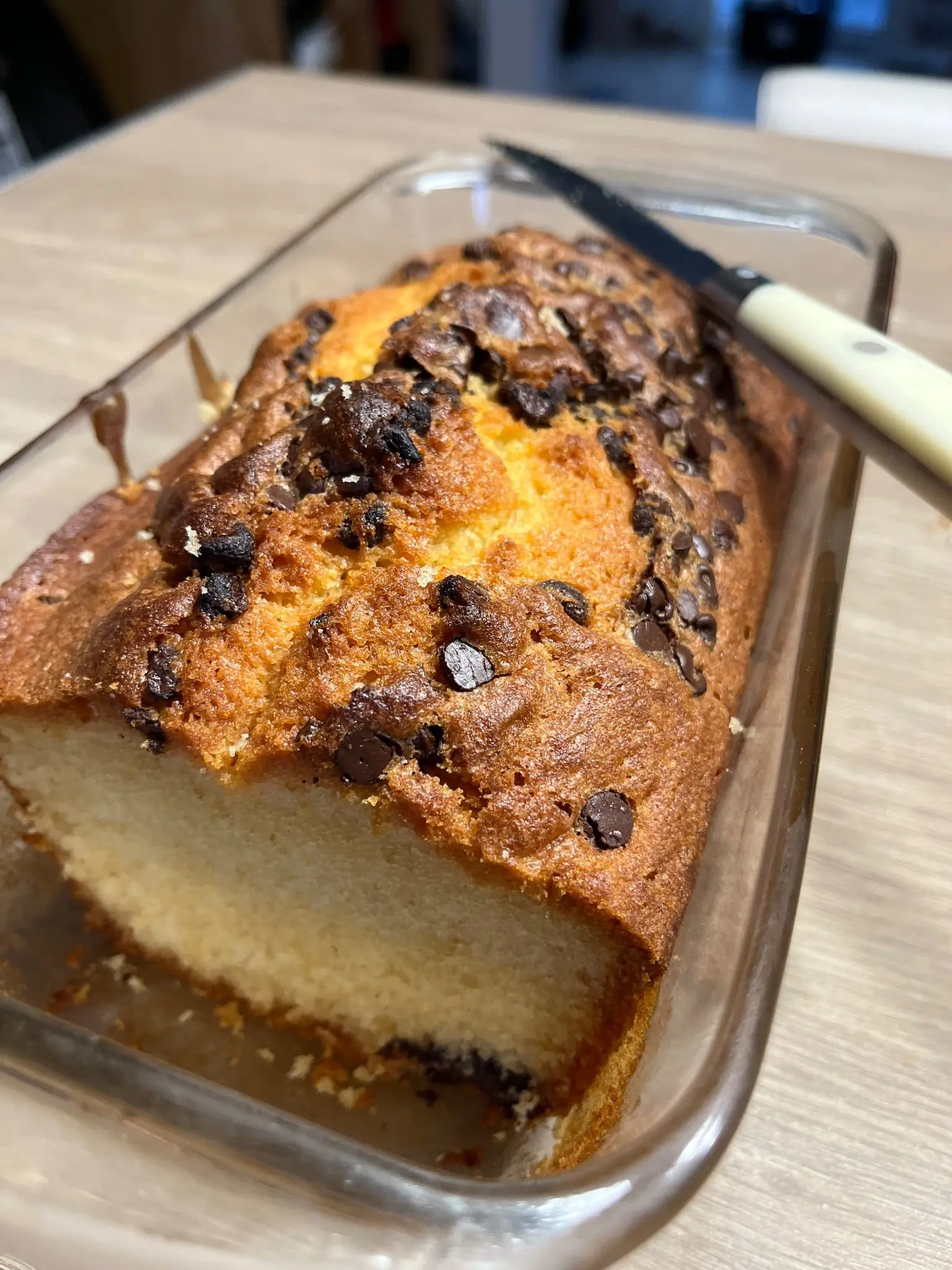 Gâteau type 4/4 pépites de chocolat