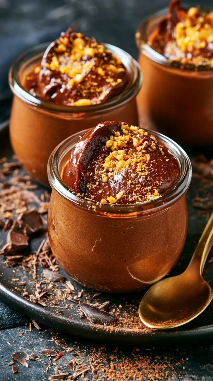 Crème chocolat ou vanille au caramel