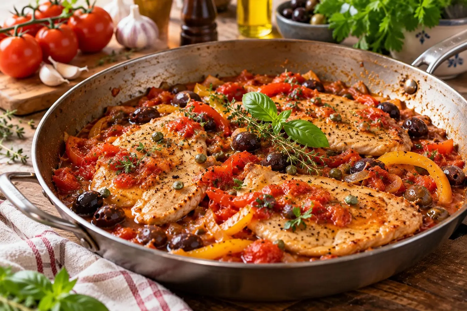 Escalopes de veau à la Provençale