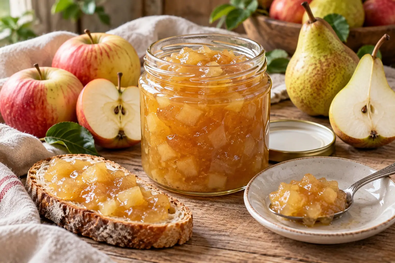 Confiture de pommes et de poires