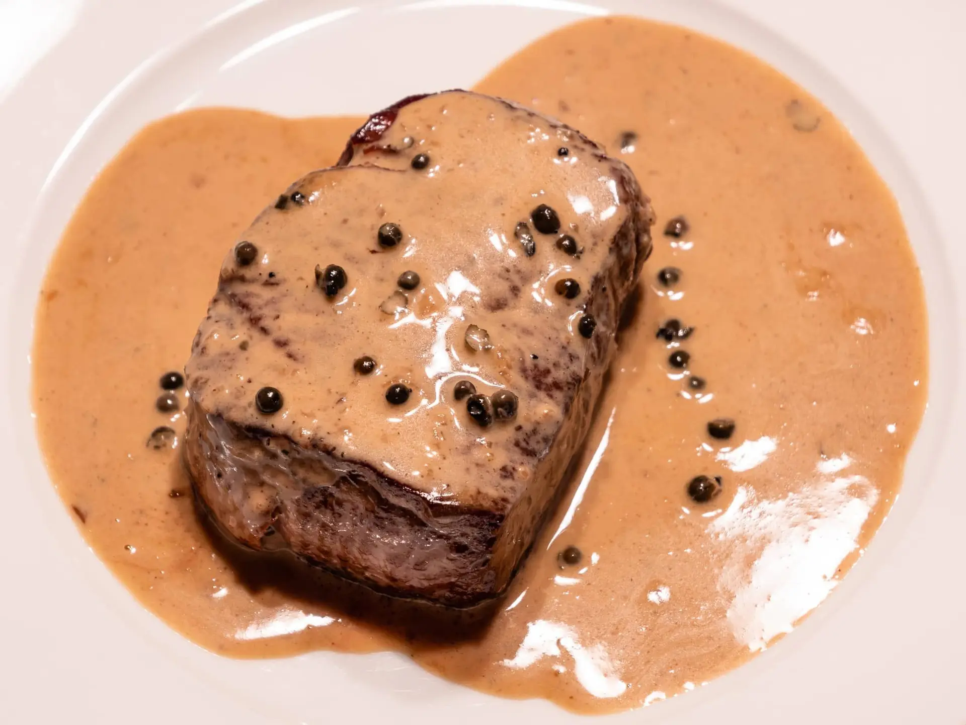Recette pavé de boeuf au poivre