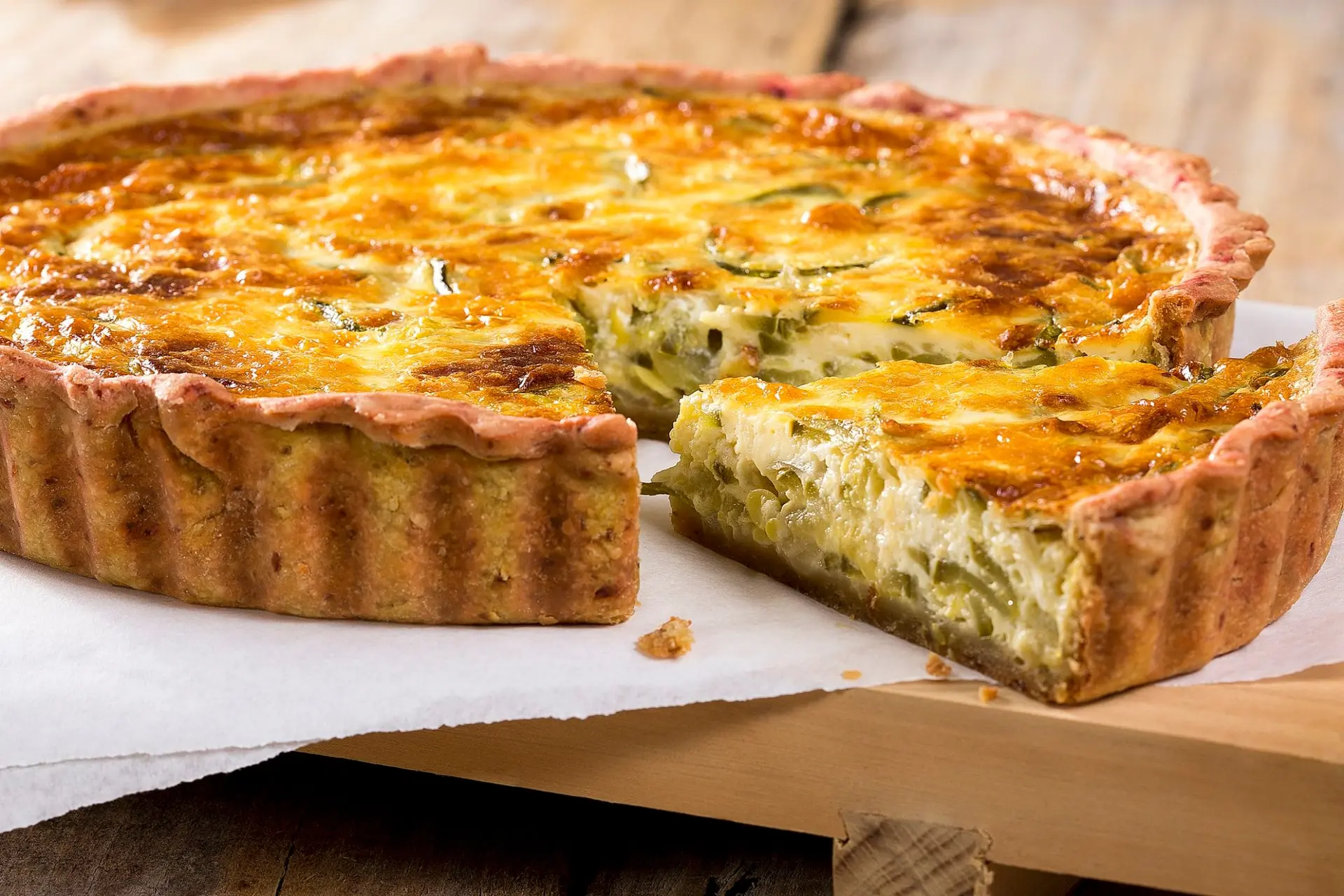 Recette tarte salée aux poireaux