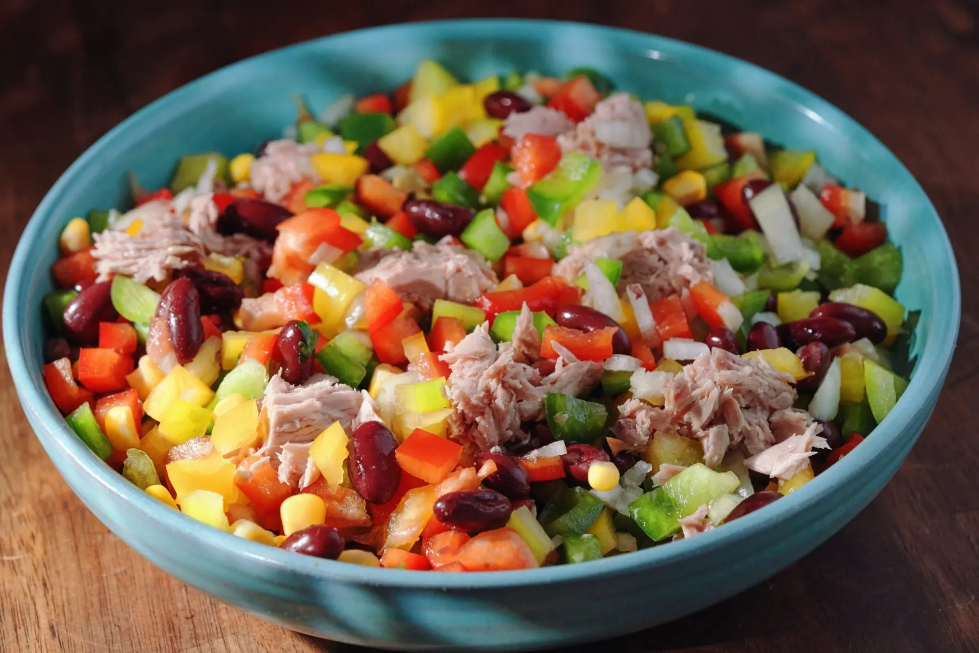 Recette salade thon poivrons