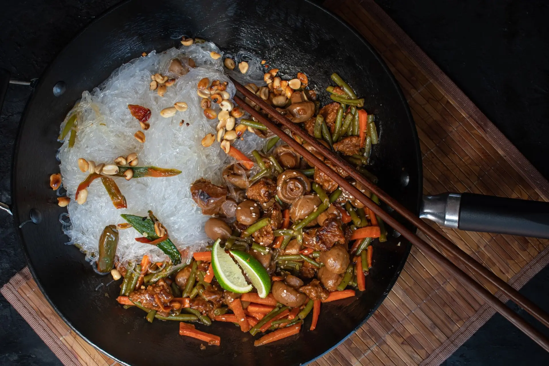 Recette wok végétalien